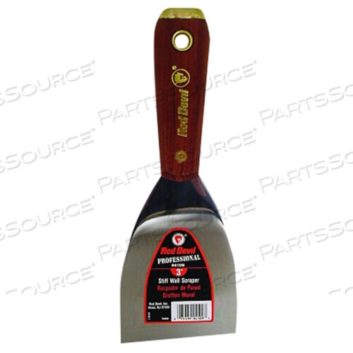 OEM#: 41094100 ПРОФЕССИОНАЛЬНЫЙ СКРЕБОК/НОЖ ДЛЯ ШПАКЛЕВКИ, ШИРИНОЙ 3 ДЮЙМА, ЖЕСТКОЕ ЛЕЗВАНИЕ от Red Devil