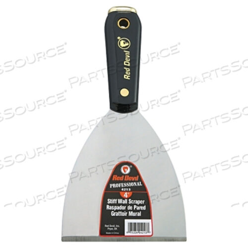 OEM#: 42134200 PROFESSIONAL SERIES WALL SCRAPER, 4 IN W, STIFF BLADE by Red Devil