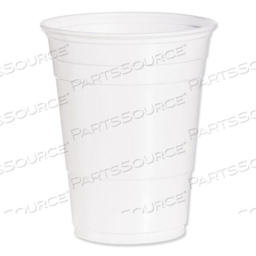 Пластиковые стаканчики для холодных напитков SOLO PARTY, 16-18 унций, белые, 50 шт./пакет, 20 пакетов/коробка