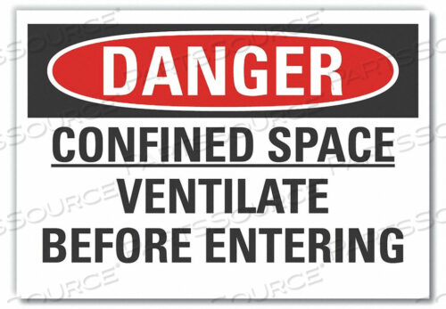 ЗНАК ОПАСНОСТИ 5 Ш X 3-1/2 В ТОЛЩИНА 0,001