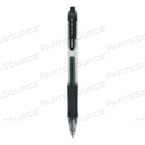 OEM#: 46136ГЕЛЕВАЯ РУЧКА SARASA DRY GEL X20, ВЫДВИЖНАЯ, СРЕДНЯЯ 0,7 ММ, ЧЕРНЫЕ ЧЕРНИЛА, ДЫМЧАТЫЙ СТВОЛ, 36 ШТ./УПАКОВКА от Zebra Pen Corporation