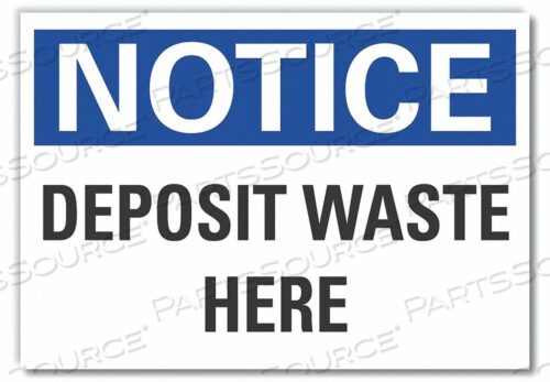 ЗНАК ОБЪЯВЛЕНИЯ 5 Ш X 3-1/2 В ТОЛЩИНА 0,001