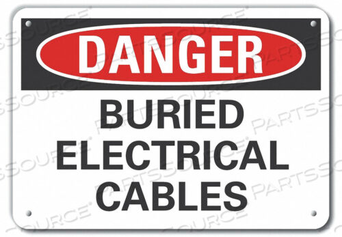 OEM#: LCU4-0479-NP_14X10ЗНАК ОПАСНОСТИ 14 Ш X 10 В ТОЛЩИНА 0,055 от Lyle Signs Inc.