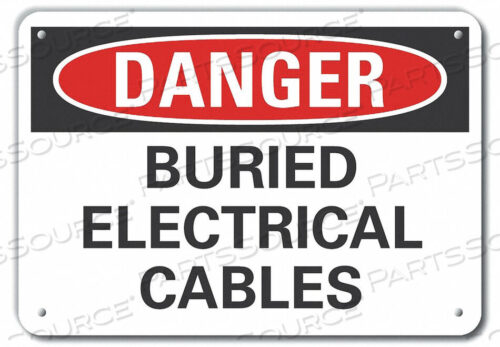 OEM#: LCU4-0479-RA_14X10ЗНАК ОПАСНОСТИ 14 Ш X 10 В ТОЛЩИНА 0,040 от Lyle Signs Inc.