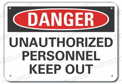 OEM#: LCU4-0519-NP_14X10ЗНАК ОПАСНОСТИ 14 Ш X 10 В ТОЛЩИНА 0,055 от Lyle Signs Inc.