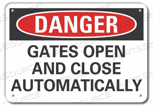 OEM#: LCU4-0535-NP_14X10ЗНАК ОПАСНОСТИ 14 Ш X 10 В ТОЛЩИНА 0,055 от Lyle Signs Inc.