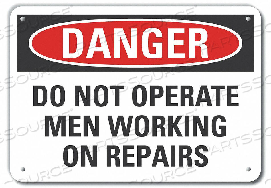 OEM#: LCU4-0556-NA_10X7ЗНАК ОПАСНОСТИ 10 Ш X 7 В ТОЛЩИНА 0,040 от Lyle Signs Inc.