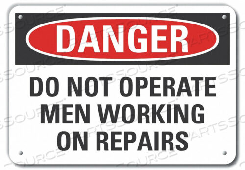 OEM#: LCU4-0556-RA_14X10ЗНАК ОПАСНОСТИ 14 Ш X 10 В ТОЛЩИНА 0,040 от Lyle Signs Inc.