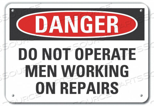 OEM#: LCU4-0556-NA_14X10ЗНАК ОПАСНОСТИ 14 Ш X 10 В ТОЛЩИНА 0,040 от Lyle Signs Inc.