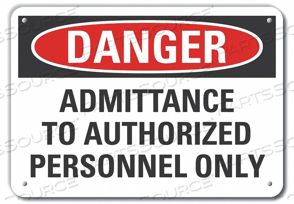 OEM#: LCU4-0573-NA_10X7ЗНАК ОПАСНОСТИ 10 Ш X 7 В ТОЛЩИНА 0,040 от Lyle Signs Inc.