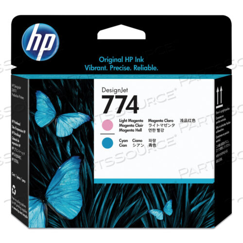 HP 774, (P2V98A) CYAN/LIGHT MAGENTA PRINTHEAD