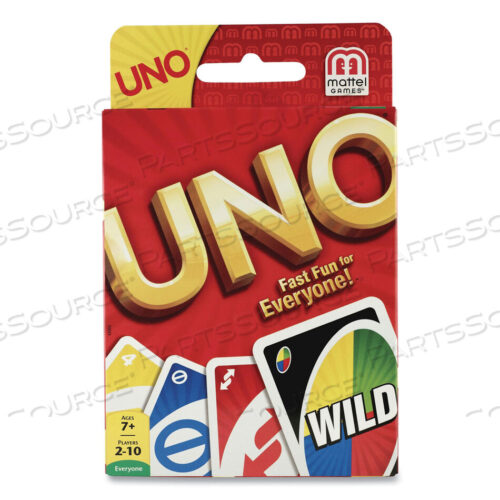 OEM#: 42003КАРТОЧНАЯ ИГРА UNO, ДЛЯ ДЕТЕЙ ОТ 7 ЛЕТ И СТАРШЕ, 108 КАРТ/НАБОР от Mattel