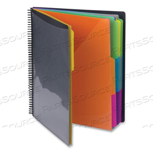 OEM#: 89206POLY PROJECT ORGANIZER, 24 ОТДЕЛЕНИЯ ФОРМАТА LETTER, СЕРЫЙ С ЯРКИМ КАРМАНОМ от Smead