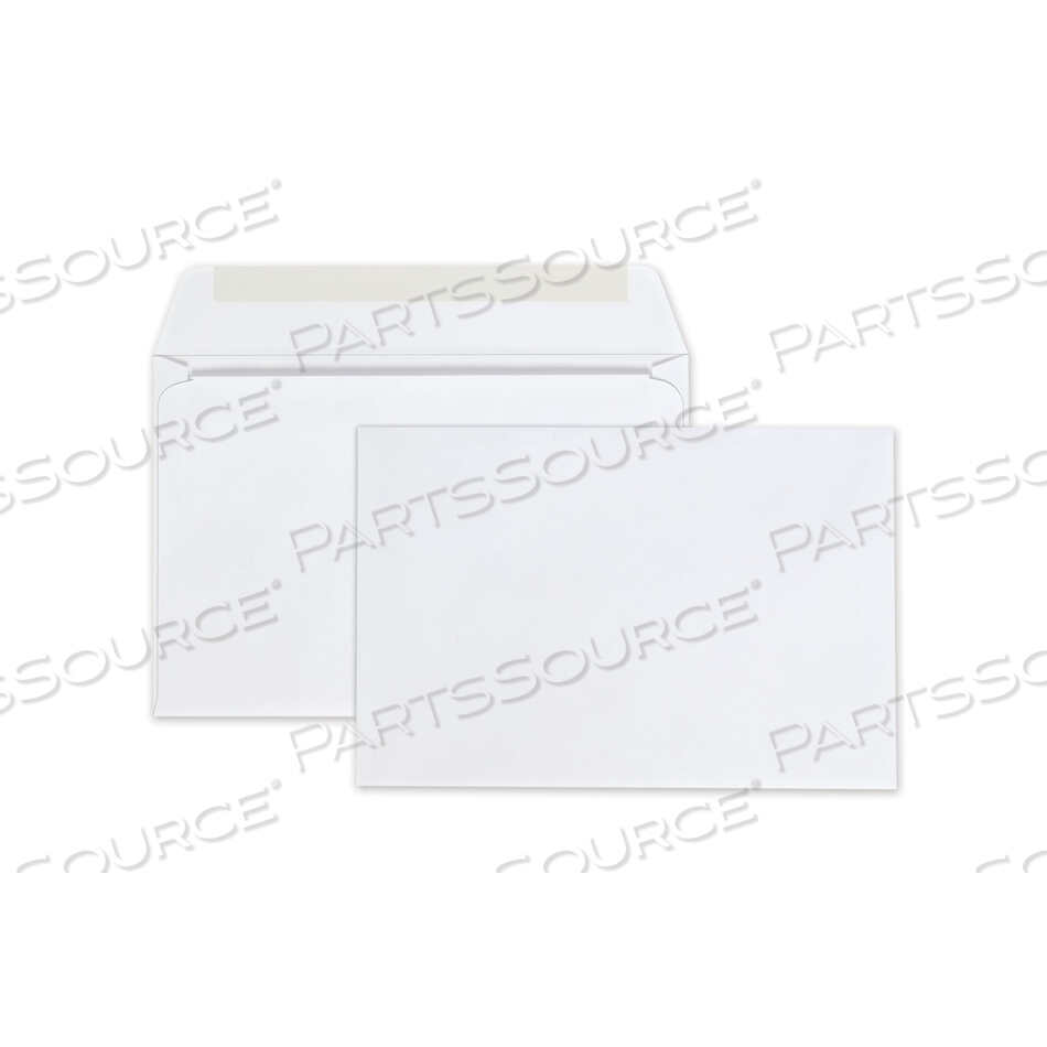 OEM#: QUA37113КОНВЕРТ-БУКЛЕТ С ОТКРЫТОЙ СТОРОНОЙ, #6 1/2, КЛАПАН С ЦЕНТРАЛЬНОЙ СТОРОНОЙ, ПРОКЛАДКА С ПРОКЛАДКОЙ, 6 X 9, БЕЛЫЙ, 100/КОРОБКА от Quality Park Products