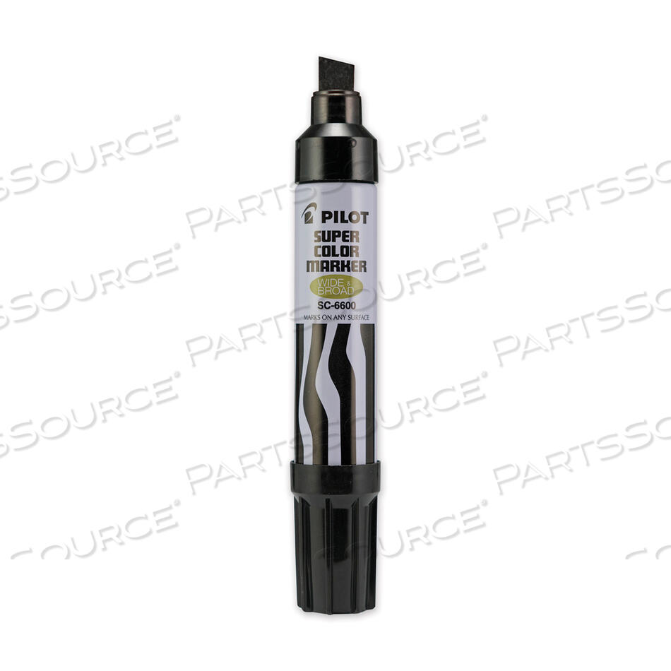 OEM#: 43100-BLKSUPER COLOR ЗАПРАВЛЯЕМЫЙ ПЕРМАНЕНТНЫЙ МАРКЕР, СВЕРХШИРОКИЙ КОНЧИК В ФОРМЕ ЛОПАТЫ, ЧЕРНЫЙ от Pilot