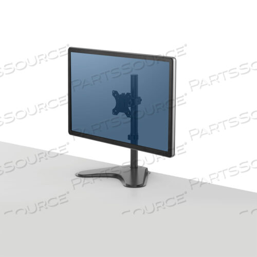 OEM#: 8049601PROFESSIONAL SERIES SINGLE FREESTANDING MONITOR ARM, FOR 32 MONITORS, 11 X 15.4 X 18.3, BLACK, SUPPORTS 17 LB by Fellowes