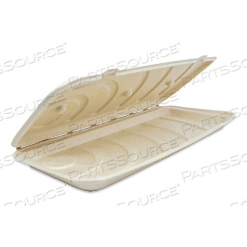 КОНТЕЙНЕРЫ FIBER HINGED, КОНТЕЙНЕРЫ ДЛЯ ПИЦЦЫ/ЛЕПЕШЕК, 6,6 X 13,7 X 1,3, НАТУРАЛЬНЫЕ, БУМАГА, 200/КОРОБКА