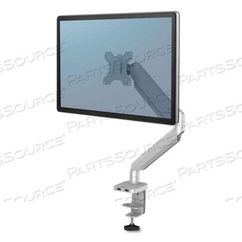 OEM#: 8056401КРОНШТЕЙН ДЛЯ ОДНОГО МОНИТОРА СЕРИИ PLATINUM, ДЛЯ 27 МОНИТОРОВ, ВРАЩЕНИЕ НА 360 ГРАДУСОВ, НАКЛОН НА 45 ГРАДУСОВ, ПАНОРАМИРОВАНИЕ НА 180 ГРАДУСОВ, СЕРЕБРИСТЫЙ, ПОДДЕРЖИВАЕТ 20 ФУНТОВ от Fellowes