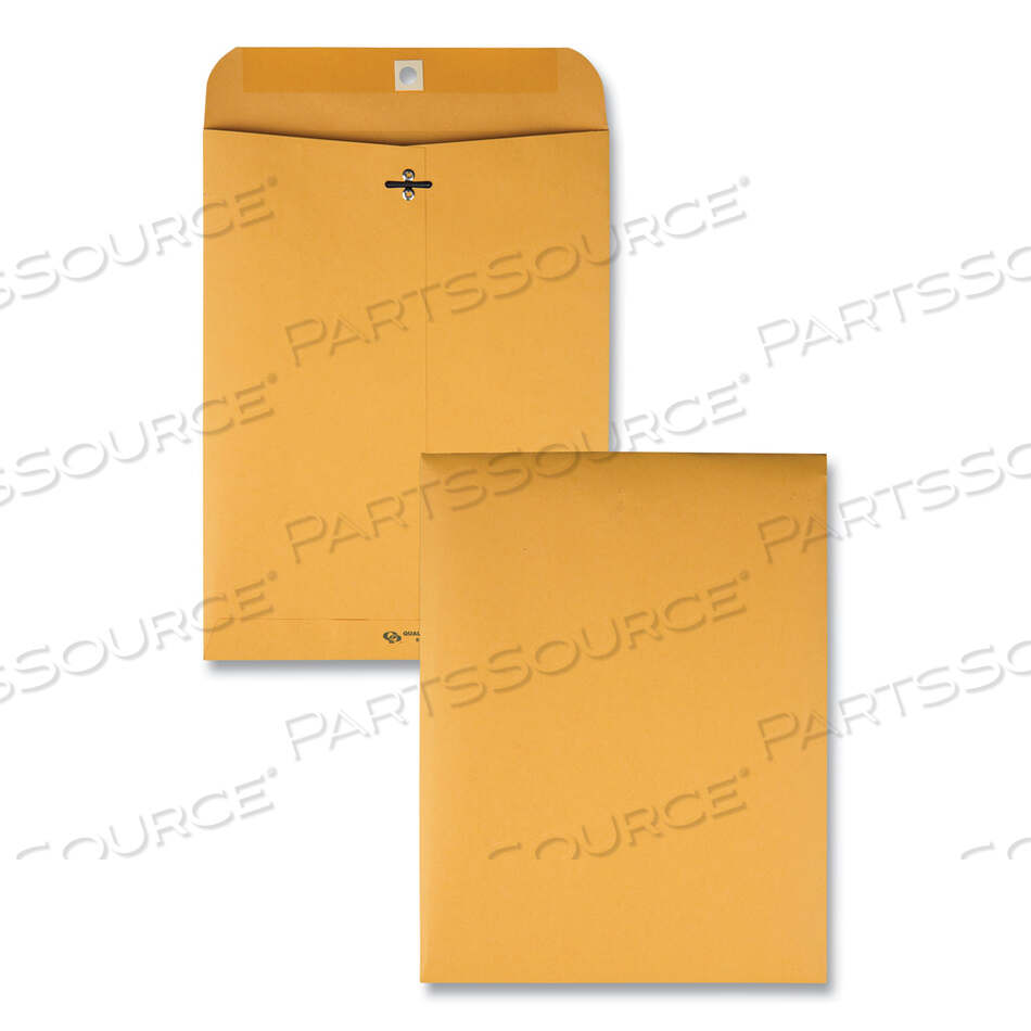 OEM#: QUA37787КОНВЕРТ С ЗАЖИМОМ, 32 ФУНТА BOND WEIGHT CRAFT, #87, КВАДРАТНЫЙ КЛАПАН, ЗАСТЕЖКА/ПРОКЛЕЙКА, 8,75 X 11,5, КОРИЧНЕВАЯ КРАФТ-БУМАГА, 100 ШТ./КОРОБКА от Quality Park Products