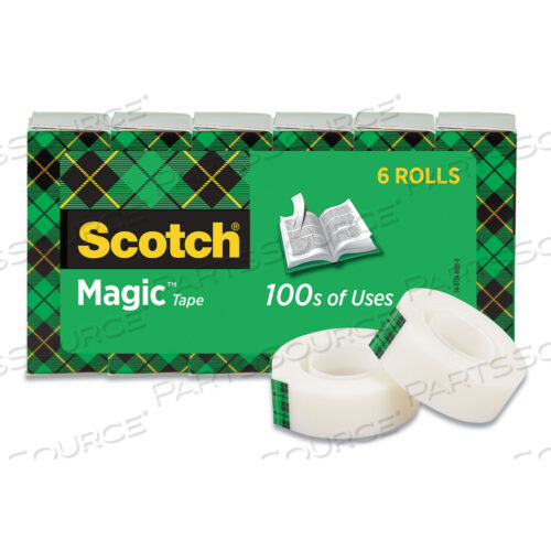 OEM#: 810S6MAGIC TAPE RESPILL, 1 CORE, 0.75 X 22.2 YDS, CLEAR, 6/PACK от 3M Consumer