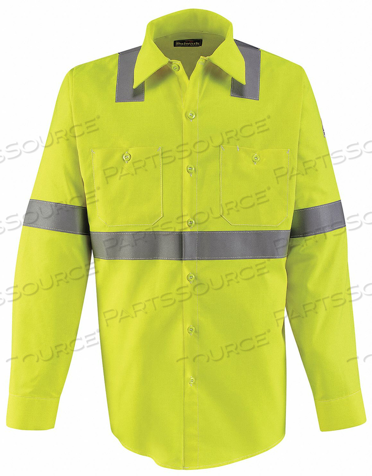 OEM#: SMW4HV RG MD9268 FR LNG SLV РУБАШКА HIVIS YLLW/GRN M BUTTON от VF Imagewear, Inc.