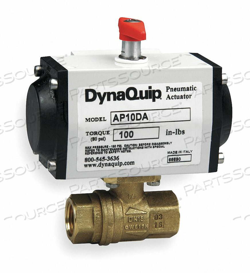 OEM#: PHH26ATDA052ШАРОВОЙ КЛАПАН 1 1/4 ДЮЙМА FNPT ДВОЙНОГО ДЕЙСТВИЯ от Dynaquip Controls