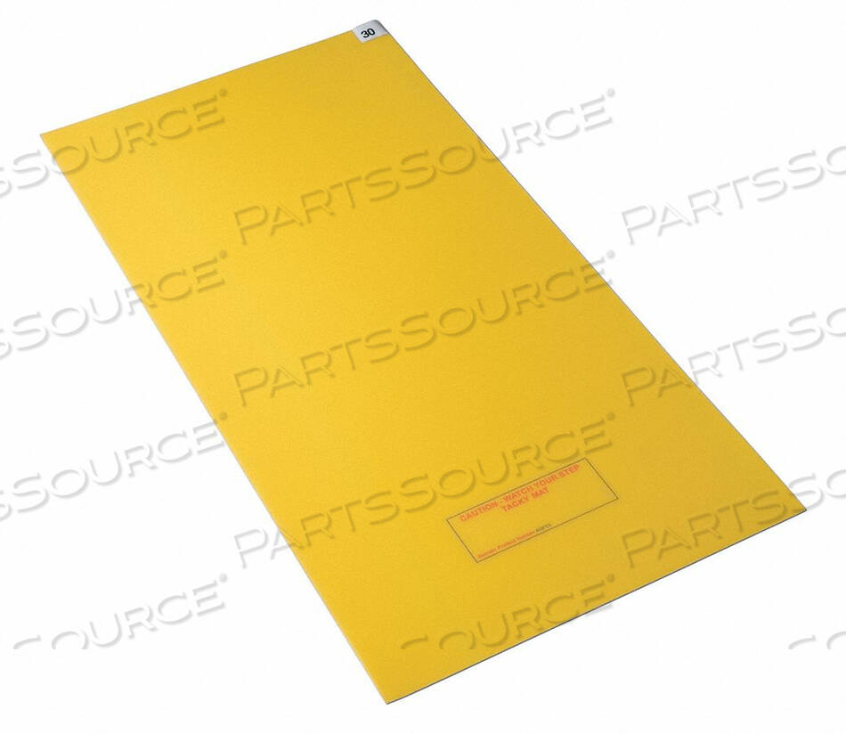 OEM#: 6GRC2D3953 TACKY MAT YELLOW 26 X 45 IN PK4 от Condor