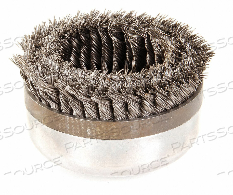 OEM#: 94028KNOT WIRE CUP BRUSH С РЕЗЬБОВОЙ СТОЙКОЙ 6 ДЮЙМОВ от Weiler