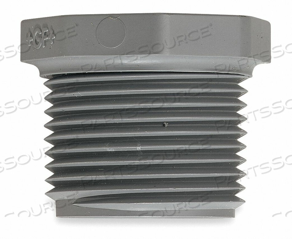 OEM#: 9850-020ШЕСТИГРАЛЬНАЯ ГОЛОВКА ПРОБКА CPVC 80 2 ДЮЙМА. MNPT от GF Piping Systems