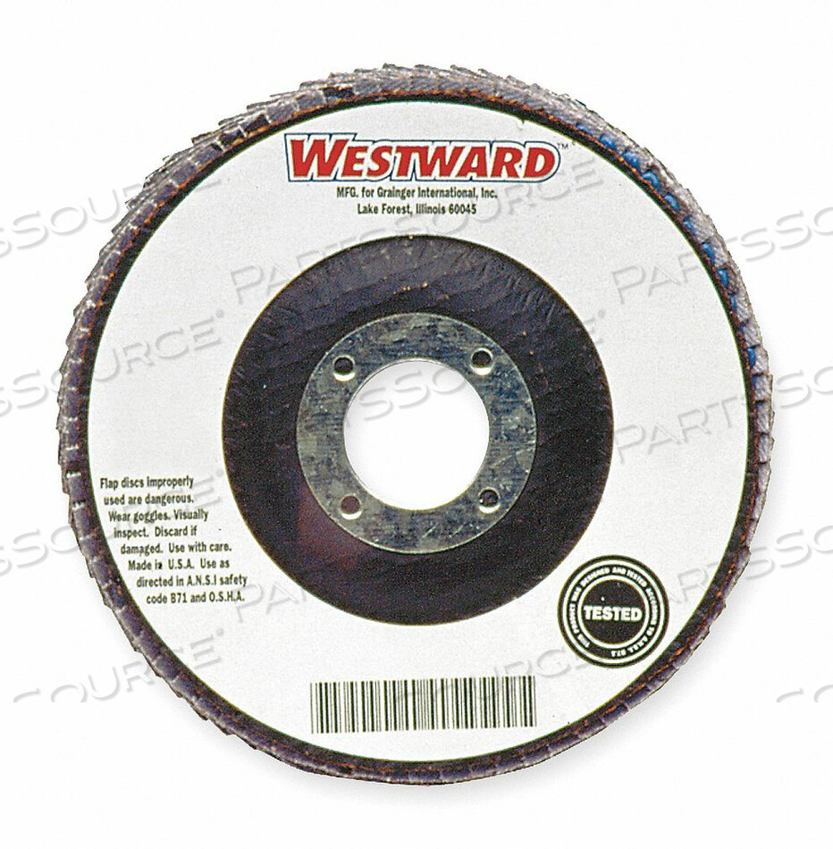 OEM#: 6NZ04ARBOR MOUNT FLAP DISC 7IN 60 MED. от Westward