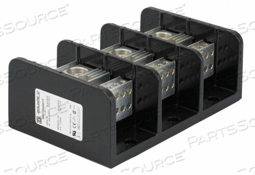 OEM#: 9080LBC263206PWR DIST BLOCK 350A 2P 2/0-10 AWG 600V квадратным D