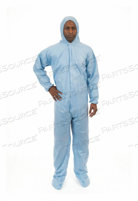 OEM#: 9019-MDINPOSABLE COVERALL BLUE M PK25 от International Enviroguard