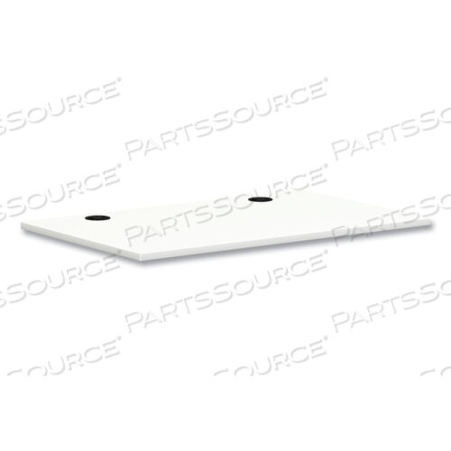 МОДНАЯ РАБОЧАЯ ПОВЕРХНОСТЬ, ПРЯМОУГОЛЬНАЯ, 48 Ш X 30 Г, ПРОСТО БЕЛАЯ