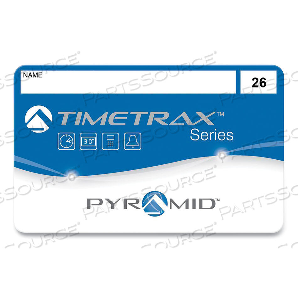 OEM#: 41303КАРТЫ SWIPE ДЛЯ ЧАСОВ TIMETRAX, 25 ШТ./УПАКОВКА от Pyramid