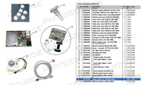 OEM#: 7144764КАБЕЛЬ ПИТАНИЯ, 5 М, ПРЯМОЙ от Siemens Medical Solutions