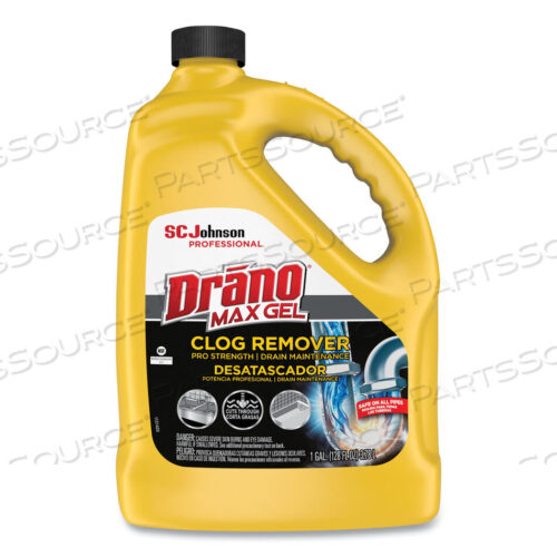 OEM#: 696642MAX GEL CLOSK REMOVER, С ЗАПАХОМ ОТБЕЛИВАТЕЛЯ, БУТЫЛКА 128 УНЦИЙ, 4 ШТ./КОРОБКА от Drano