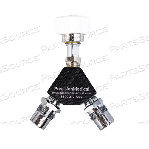 OEM#: 7213Y-BLOCK ASSEMBLY, DISS MALE X DISS FEMALE, VACUUM by Precision Medical, Inc.