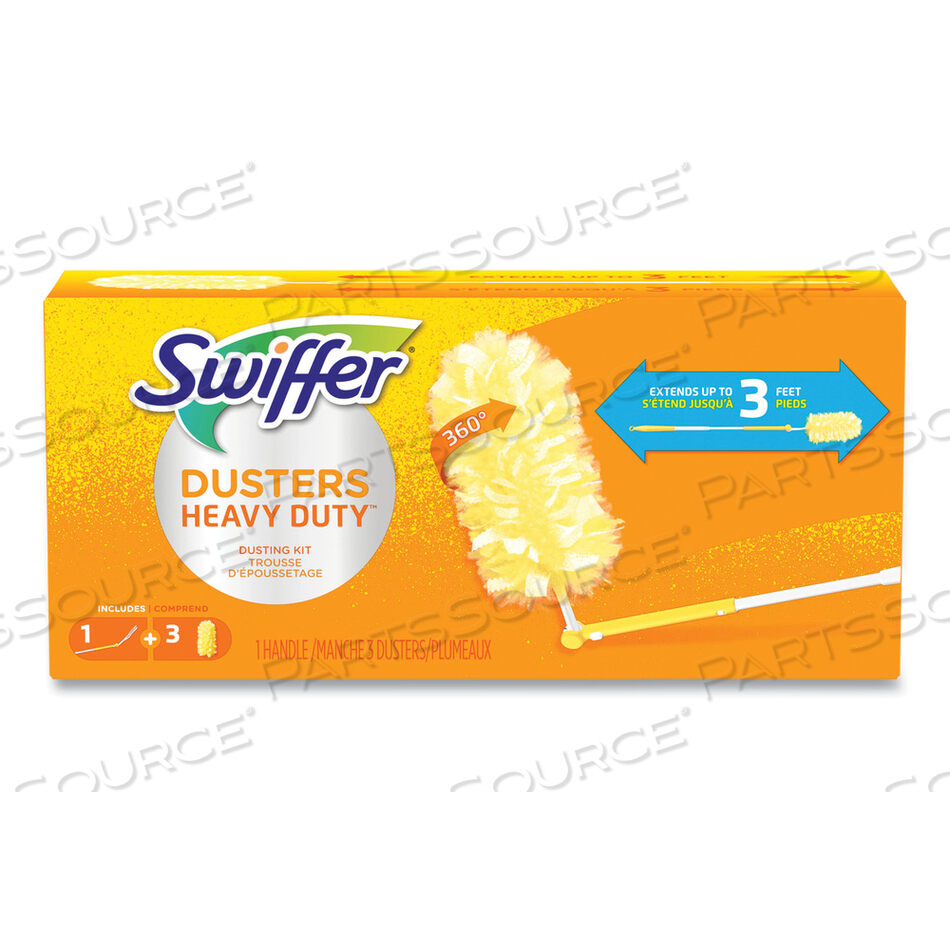 OEM#: 82074KTHEAVY DUTY DUSTERS С ВЫДВИЖНОЙ РУКОЯТКОЙ, РУКОЯТКА ОТ 14 ДО 3 ФУТОВ, 1 РУЧКА И 3 DUSTERS/KIT от Swiffer