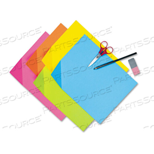 OEM#: 1709COLORWAVE SUPER BRIGHT TAGBOARD, 9 X 12, СИНИЙ, ОРАНЖЕВЫЙ, ЖЕЛТЫЙ, 100 ЛИСТОВ/УПАКОВКА от Pacon