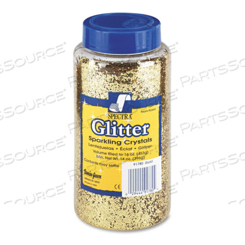 OEM#: 91780SPECTRA GLITTER, 0,04 ГЕКСАГОЛЬНЫЕ КРИСТАЛЛЫ, ЗОЛОТО, 16 УНЦИЙ ШЕЙКЕР-КРЫШКА JAR от Pacon