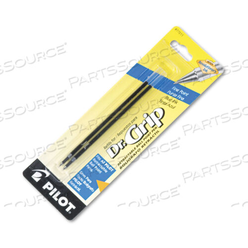 СТЕРЖЕНЬ ДЛЯ ШАРИКОВЫХ РУЧЕК DR. GRIP, EASYTOUCH, B2P И REX GRIP BEGREEN С ВЫДВИЖНЫМ КОНЧИКОМ, СИНИЕ ЧЕРНИЛА, 2 ШТ. В УПАКОВКЕ