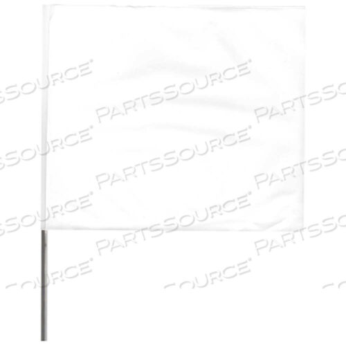 OEM#: 4521WSTAKE ФЛАГИ, 4 ДЮЙМА X 5 ДЮЙМОВ, ВЫСОТА 21 ДЮЙМ, ПВХ, СТАЛЬНАЯ ПРОВОЛОКА, БЕЛЫЕ от Presco