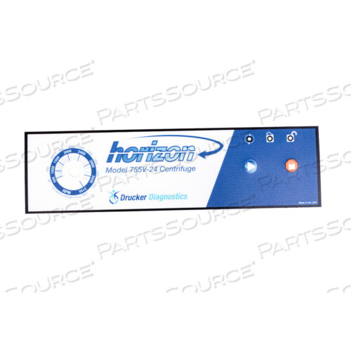 OEM#: 7724032СМЕННАЯ НАКЛЕЙКА НА ПЕРЕДНЮЮ ПАНЕЛЬ ДЛЯ 755V-24 от Drucker Diagnostics, Inc. (ранее QBC Diagnostics)