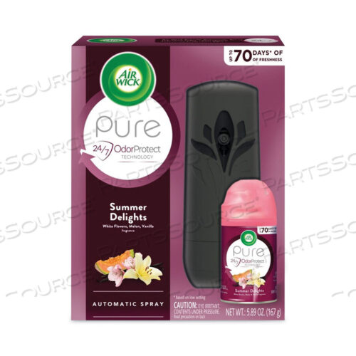 OEM#: 62338-88410Набор ароматов Freshmatic Life Scents Starter Kit, Summer Delights, аэрозольный спрей 5,89 унции, 4 шт. в коробке от Air Wick