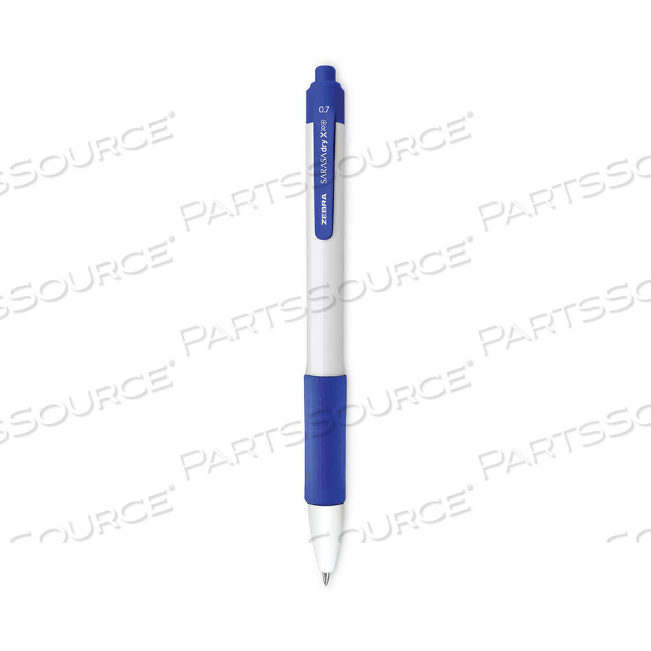 OEM#: 41620ГЕЛЕВАЯ РУЧКА SARASA DRY X20+, ВЫДВИЖНАЯ, ТОНКАЯ 0,7 ММ, СИНИЕ ЧЕРНИЛА, БЕЛЫЙ КОРПУС, ДЮЖИНА от Zebra Pen Corporation