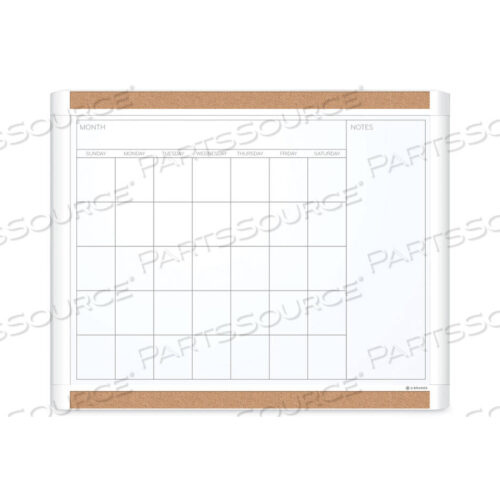 OEM#: 437U00-01PINIT МАГНИТНЫЙ СУХОСТИРАЕМЫЙ КАЛЕНДАРЬ С ПЛАСТИКОВОЙ РАМКОЙ, 20 X 16, БЕЛАЯ ПОВЕРХНОСТЬ И РАМКА от U Brands