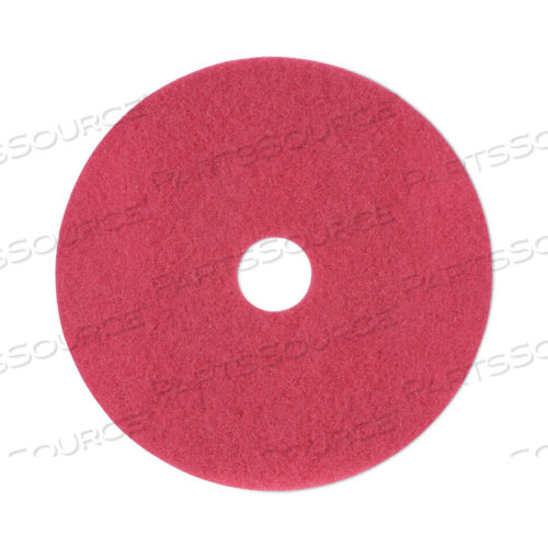OEM#: BWK4019REDBUFFING FLOOR PADS, 19 ДИАМЕТР, КРАСНЫЙ, 5/КОРОБКА от Boardwalk