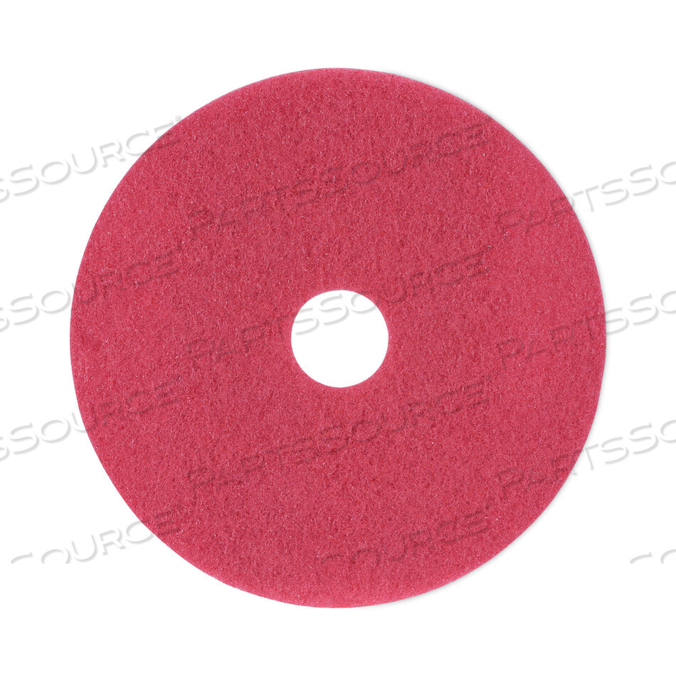 OEM#: BWK4018REDBUFFIING FLOOR PADS, 18 ДИАМЕТР, КРАСНЫЙ, 5/КОРОБКА от Boardwalk