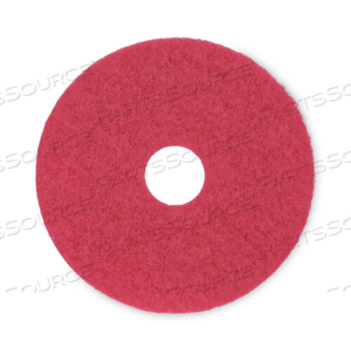 OEM#: BWK4015REDBUFFIING FLOOR PADS, 15 ДИАМЕТР, КРАСНЫЙ, 5/КОРОБКА от Boardwalk
