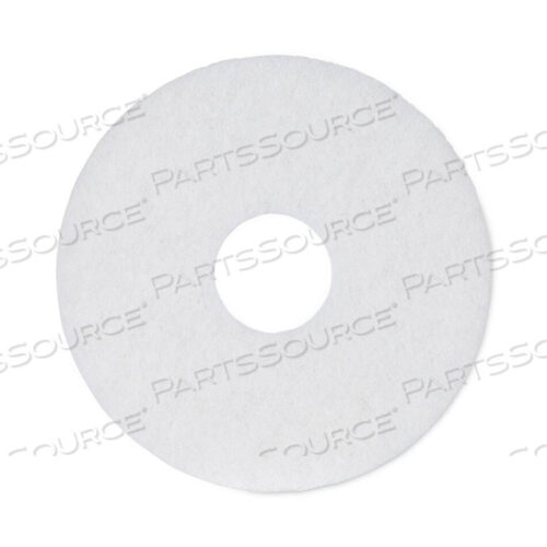 OEM#: BWK4012WHIPOLISHING FLOOR PADS, 12 ДИАМЕТР, БЕЛЫЙ, 5/КОРОБКА от Boardwalk
